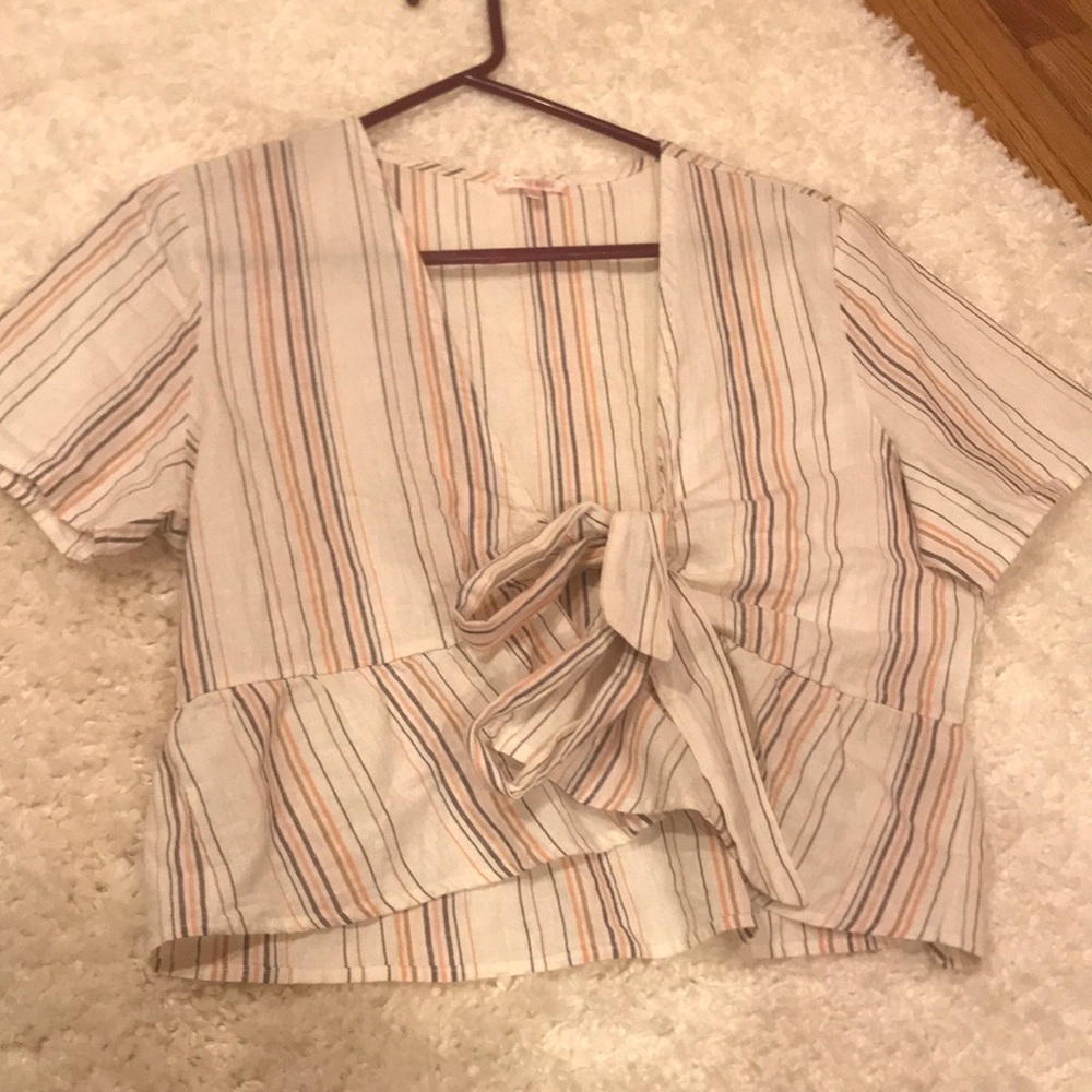 Lottie Miss large wrap and tie top